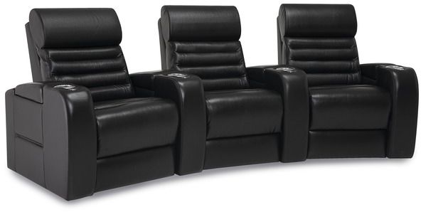 Palliser® Furniture Catalina Black Reclining Theater Seating Set 0