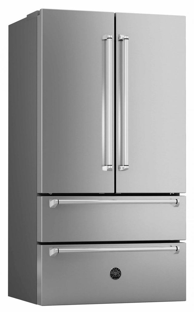 Bertazzoni Master Series 36" Stainless Steel French Door Refrigerator Handle Kit-1