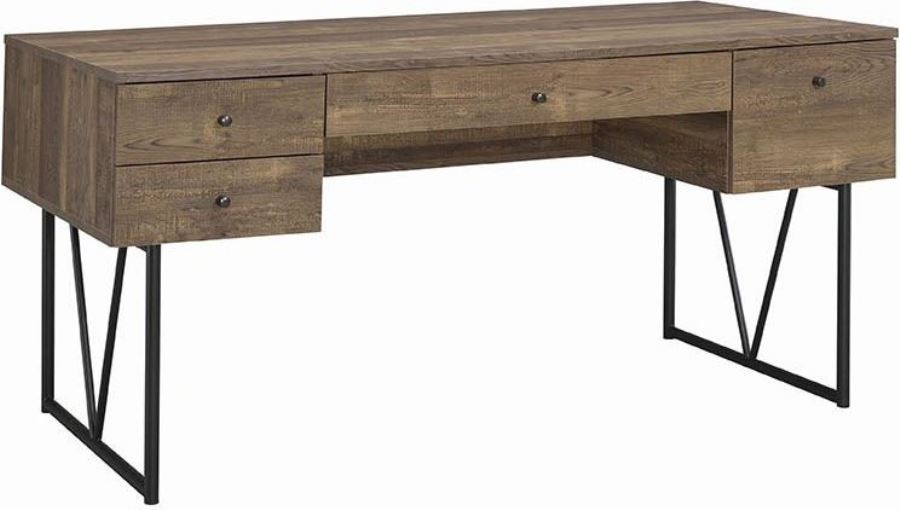 Coaster® Analiese Rustic Oak Writing Desk | Midwest Clearance Center ...