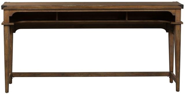 Liberty Furniture Aspen Skies Weathered Brown Sofa Table-0