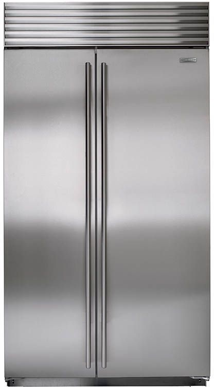Sub-Zero 23.7 Cu. Ft. Built In Side-by-Side Refrigerator-Stainless Steel-0