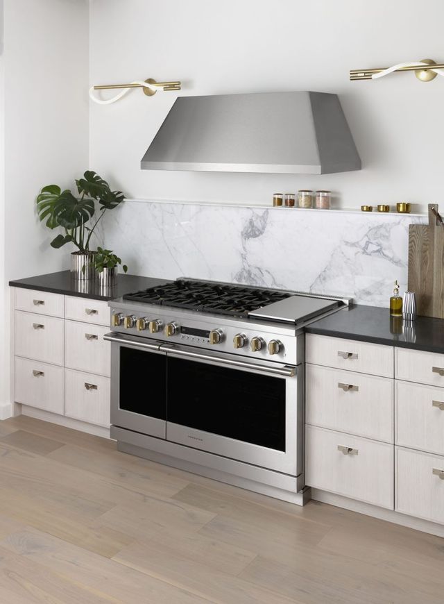 Monogram® Statement Collection 48" Stainless Steel Wall Mounted Range Hood 4