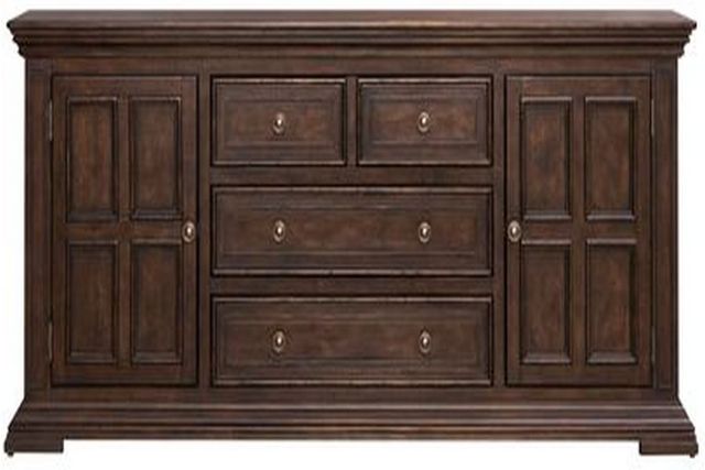 Liberty Big Valley Brownstone 76 Inch TV Console-1