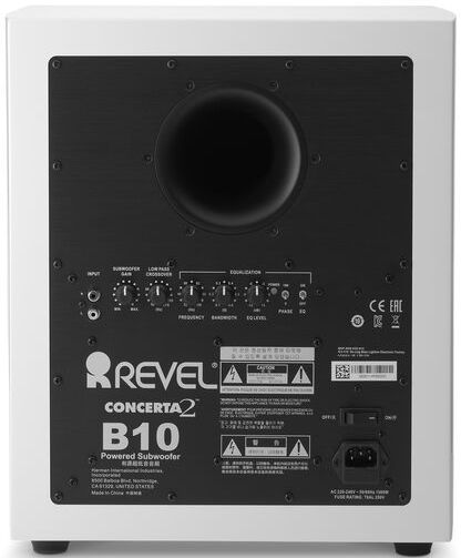 Revel® Concerta2™ Series White Gloss 10" Subwoofer 3