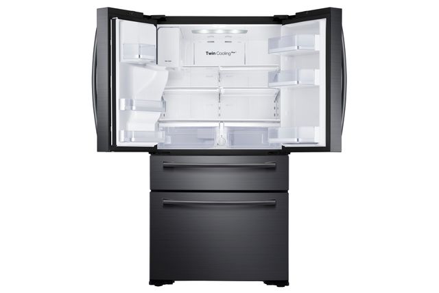 Samsung 30 Cu. Ft. 4-Door French Door Refrigerator-Fingerprint Resistant Black Stainless Steel 1