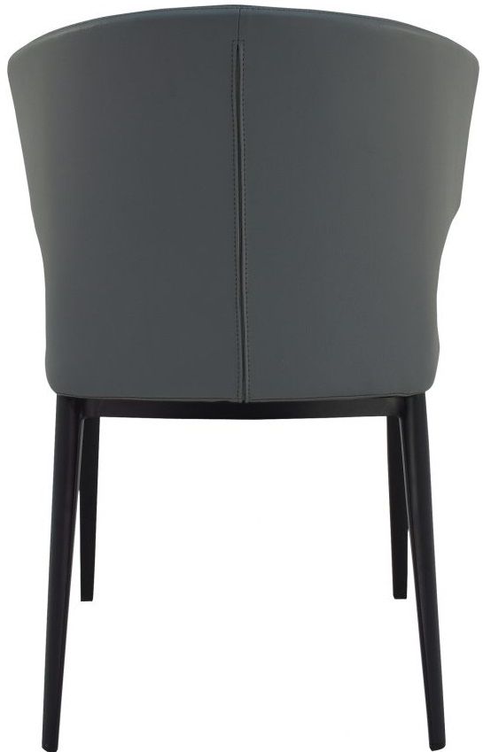 Moe's Home Collection Delaney Gray Side Chair M2 1