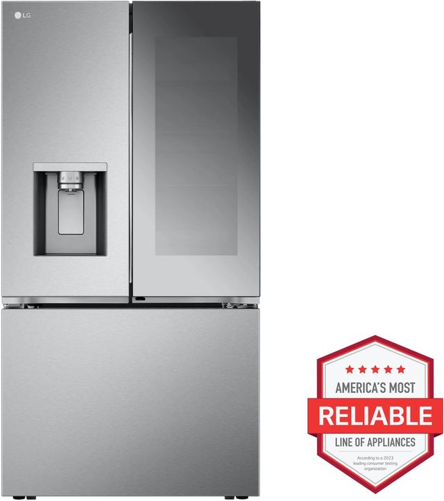 LG 30.7 Cu. Ft. PrintProof™ Stainless Steel French Door Refrigerator -1