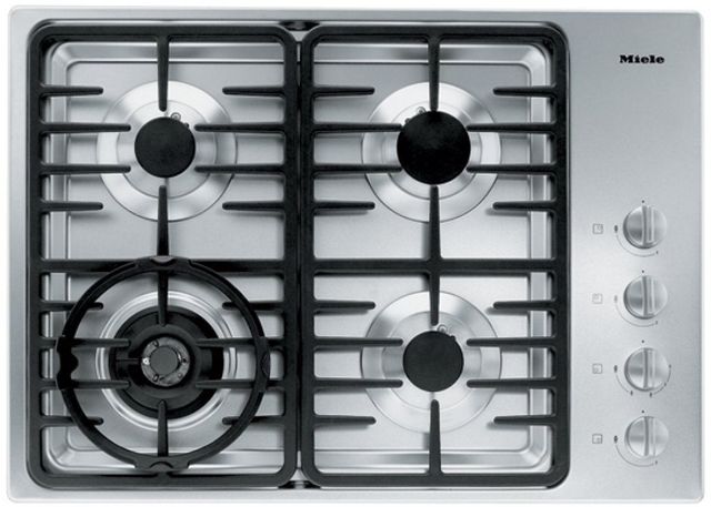 Miele 30" Stainless Steel Gas Cooktop-0