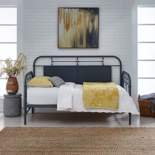 Liberty Furniture Vintage Antique White Twin Metal Day Youth Bed 35