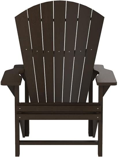 C.R. Plastic Generation Line Chocolate Classic Adirondack Outdoor Chair-1