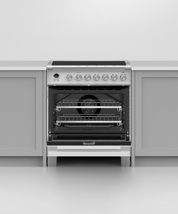 Fisher & Paykel Series 9 30" White Induction Range 5