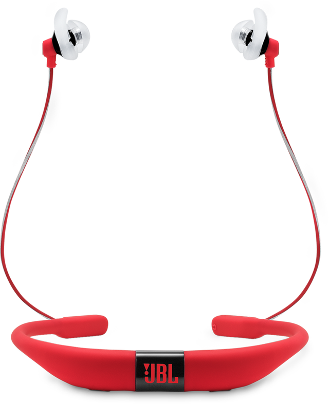 JBL® Reflect Fit Red Wireless Headphones 3