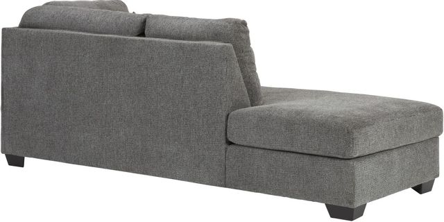 Benchcraft® Dalhart 2-Piece Charcoal Sectional with Chaise 4