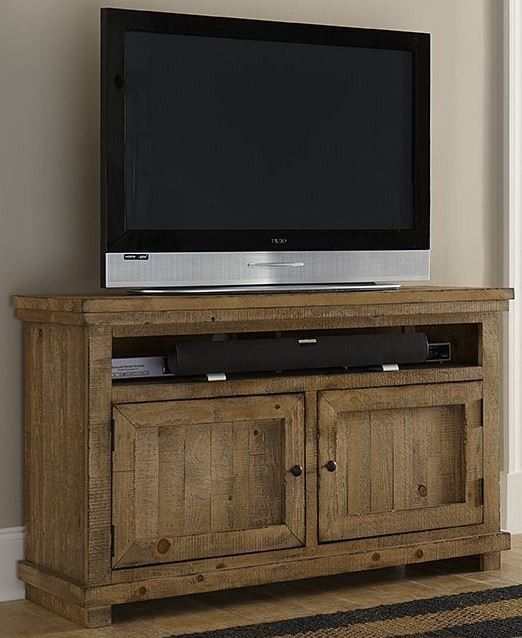Progressive® Furniture Willow Distressed Pine 54" Console-0