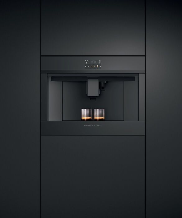 Fisher & Paykel 9 Series 23.5" Black Built In Coffee Maker-2