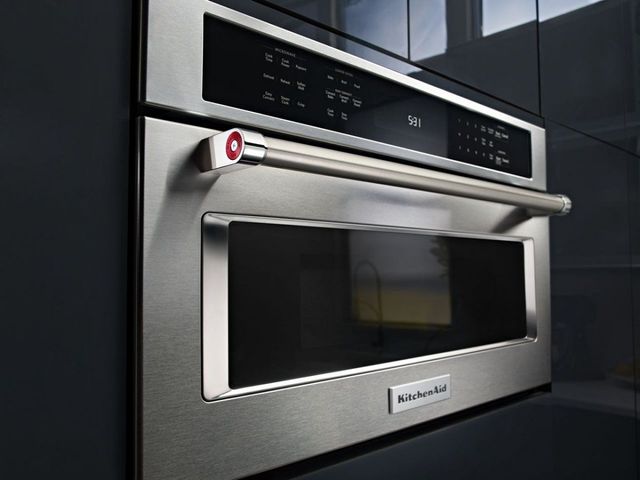 KitchenAid® 1.4 Cu. Ft Stainless Steel Built In Microwave-1