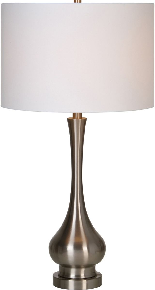 Renwil® Duka Brushed Satin Nickel Table Lamp 0