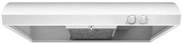Whirlpool® 29.94" White Under the Cabinet Range Hood with the FIT System 3