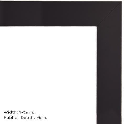 Seura® 75" 4K Ultra HD Gramercy Black Frame Mirrored TV 1