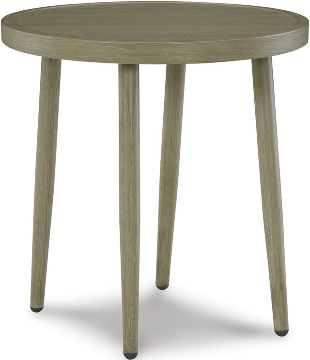 Signature Design by Ashley® Swiss Valley Beige Outdoor End Table