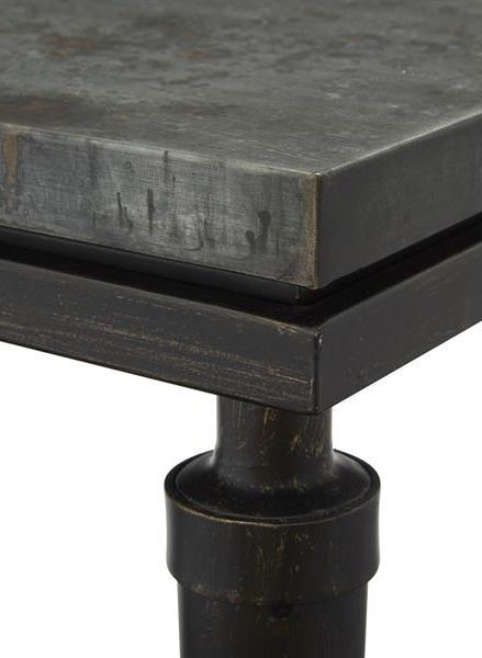 Magnussen® Home Waylon Galvanized Copper Rectangular End Table 3