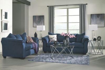 Signature Design by Ashley® Darcy Blue Full Sofa Sleeper-3