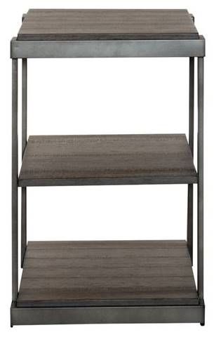 Liberty Modern View Gauntlet Gray Tiered End Table-1