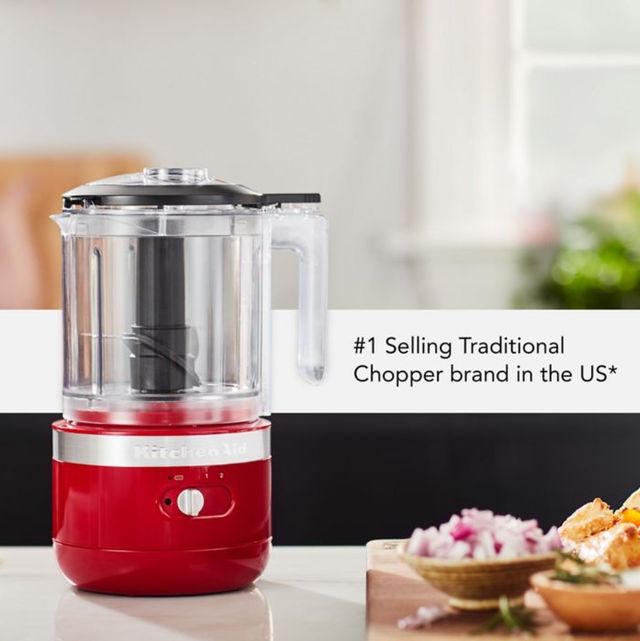 KitchenAid® 5 Cup Empire Red Cordless Food Processor 5