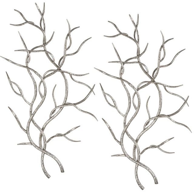 Uttermost® by Grace Feyock Silver Branches Wall Art-0
