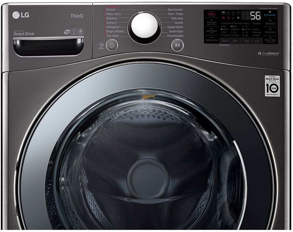 Lg senseclean deals washer dryer combo