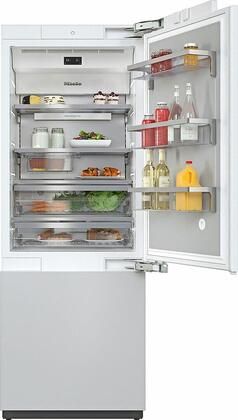 Miele MasterCool™ 30 in. 16.0 Cu. Ft. Integrated Counter Depth Bottom Freezer Refrigerator