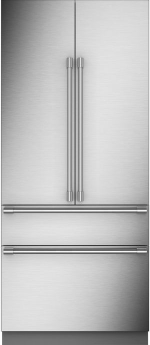 Monogram® 20.1 Cu. Ft. Stainless Steel Counter Depth French Door Refrigerator
