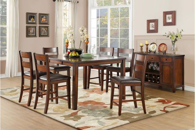 Homelegance® Mantello 5 Piece Counter Height Dining Table Set 6