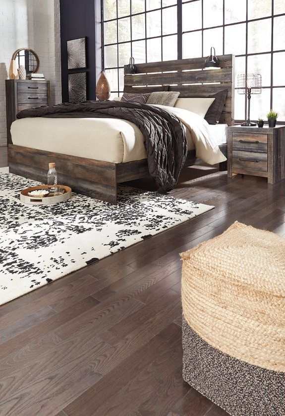 Signature Design by Ashley® Drystan Brown Queen Panel Bed 24