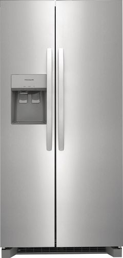 Frigidaire® 22.2 Cu. Ft. Stainless Steel Standard Depth Side-by-Side Refrigerator-FRSS2323AS