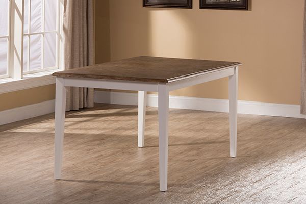 Hillsdale Furniture Bayberry/Embassy White Rectangle 60" Dining Table 1