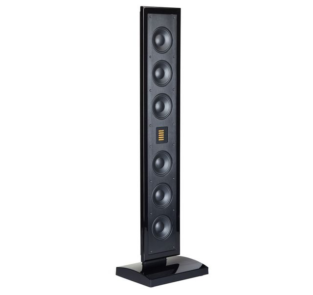 Martin Logan® High Gloss Black 4" Ultra-Slim On-Wall Speaker 1