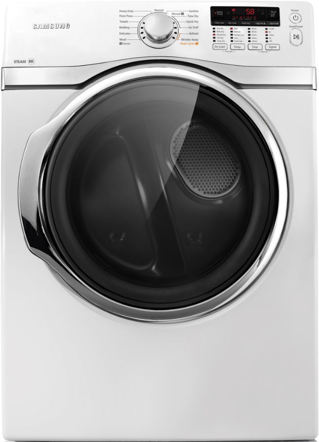 Samsung 7.4 Cu. Ft. White Front Load Electric Dryer