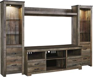Signature Design by Ashley® Trinell 4-Piece Brown Entertainment Center