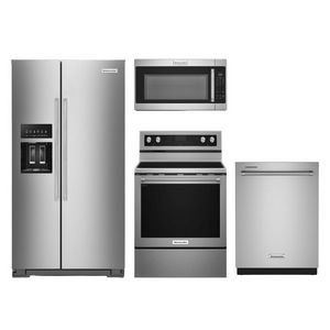 KitchenAid 4-Piece Stainless Steel Package