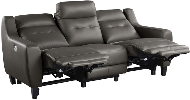 Homelegance® Conrad Brown Power Double Reclining Sofa-3