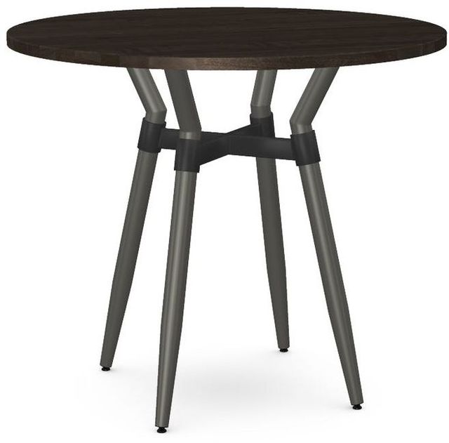 Amisco Link Solid Birch Round Counter Table