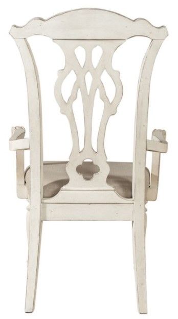 Liberty Furniture Abbey Road White Splat Back Arm Chair-3