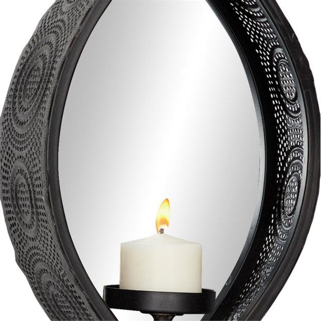 Uma Home Metal Mirror Wall Sconce 5x22-1