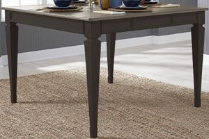 Liberty Allyson Park Ember Gray/Wirebrushed Black Forest Counter Height Table