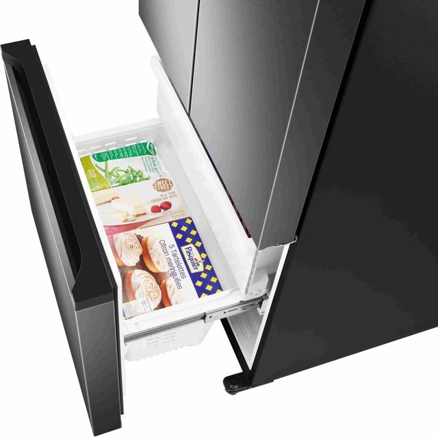 Samsung 17.5 Cu. Ft. Fingerprint Resistant Black Stainless Steel Counter Depth French Door Refrigerator 3