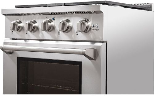 NXR Culinary Series 30" Stainless Steel Pro Style Dual Fuel Range-3