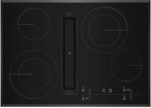 JennAir® Oblivian 30" Black Electric Cooktop