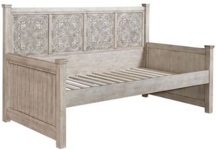 Liberty Heartland Antique White Twin Day Bed-0