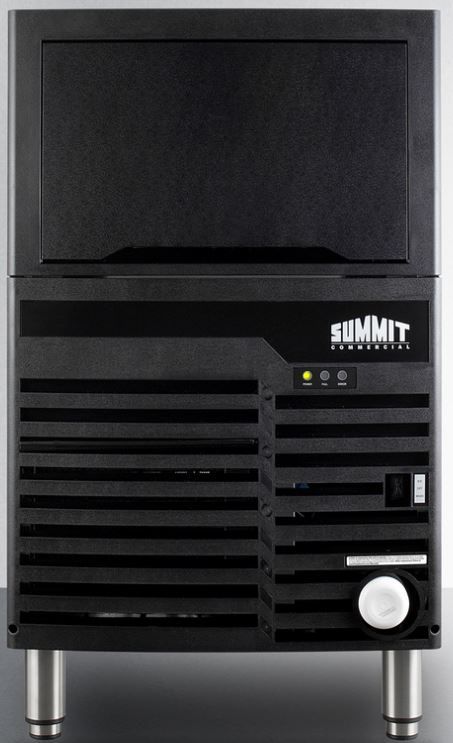 Summit Commercial® 21" 100 lb. Black Commercial Icemaker